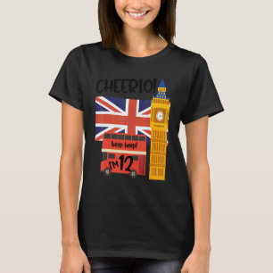 I'm 12   12th Birthday British London Theme United T-Shirt