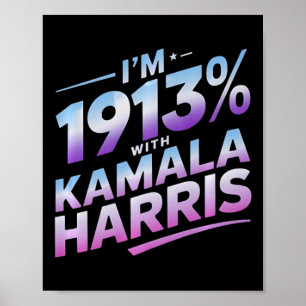 Im 1913% With Kamala Harris 2024 Poster