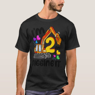 I'm 2 And Digging It 2 Years Boys 2nd Birthday Exc T-Shirt
