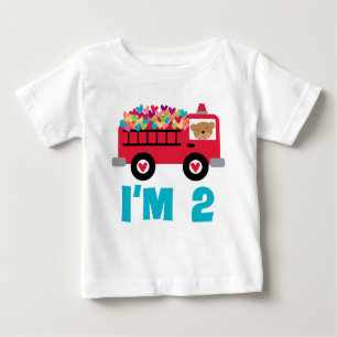 Im 2 Fire Truck Baby T-Shirt