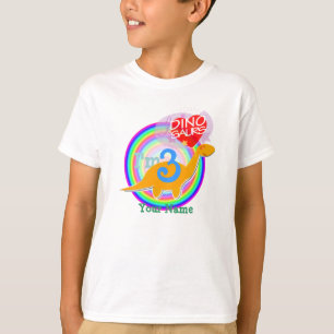 I'm 3 - 3rd Birthday Party Dino T-Shirt