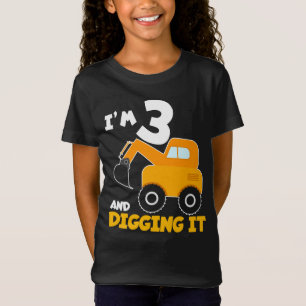 I'm 3 and Digging It T-Shirt