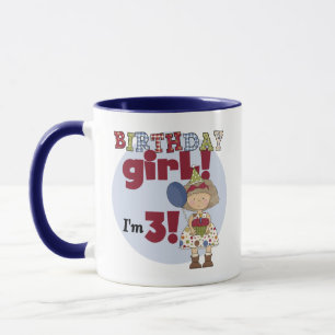 I'm 3 Birthday Girl Tshirts and Gifts Mug