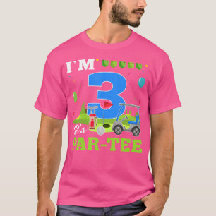I'M 3 Let'S Par- Birthday Golf 3Rd Party Sport T-Shirt