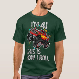 I'm 41 This Is How I Roll 41st Birthday Monster Tr T-Shirt