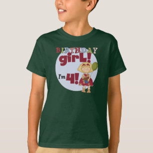 I'm 4 Birthday Girl T-shirts and Gifts