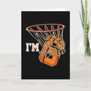 I'm 6 Sketll Theme Birthday Party Celebration 6th Card