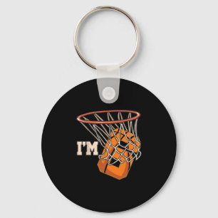 I'm 6 Sketll Theme Birthday Party Celebration 6th  Key Ring