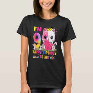 I'm 9 Years Old  9th Birthday Girls Teens  Cat 2 T-Shirt