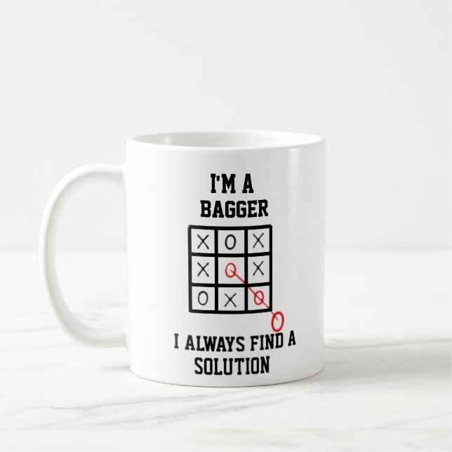 Im A Bagger I Always Find A Solution Mug (Left)