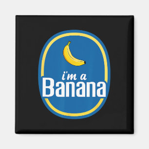 I'm A Banana Costume Halloween Fruit Yellow Fun Magnet