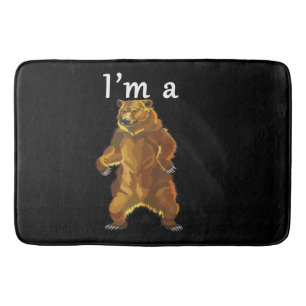 I'm a Bear Grizzly and Brown Bears Bath Mat