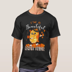 I'm A Beautiful Chicken Nugget Dabbing Nugget Fall T-Shirt