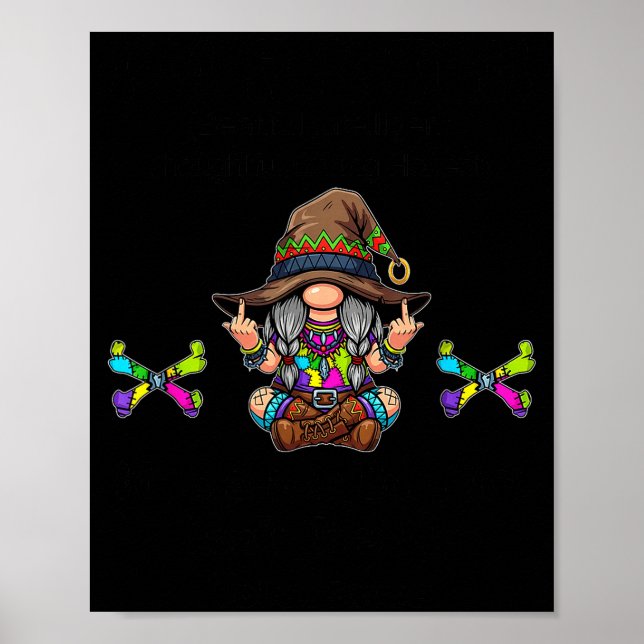 I'm A Beautiful Intelligent Thoughtful Caring Hone Poster (Front)