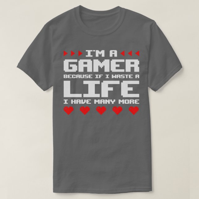 Im A Because T-Shirt (Design Front)