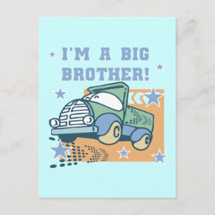 I'm a Big Brother - Truck Tshirts and Gifts Postcard
