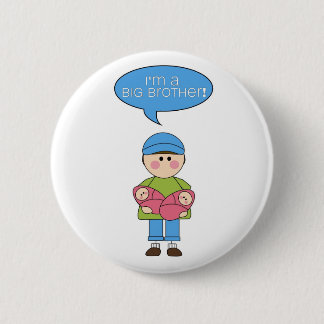 i'm a big brother (twin sisters) button