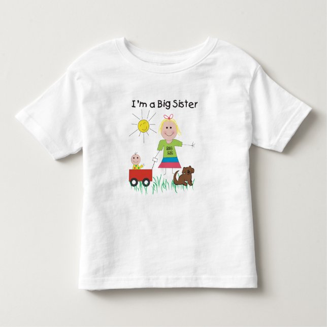 I'm a Big Sister (Blonde) T-Shirt (Front)