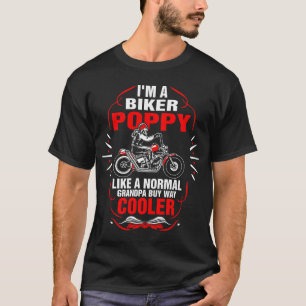 Im A Biker Poppy Tshirt