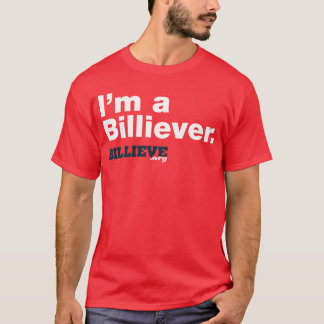 "I'm a Billiever" Red Tee Shirt