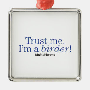 I'm a Birder Metal Tree Decoration