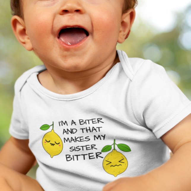 I'm A Biter - Two Lemons Baby Bodysuit (Creator Uploaded)
