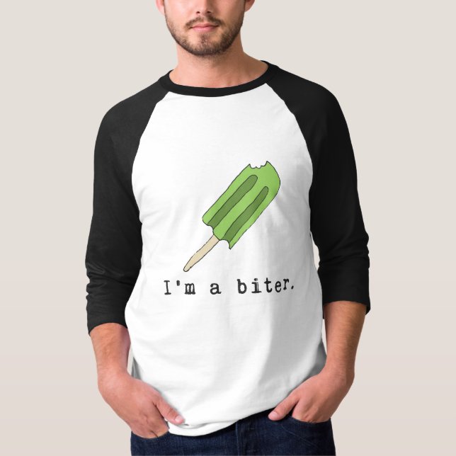I'm A Biter with Lime Popsicle T-Shirt (Front)