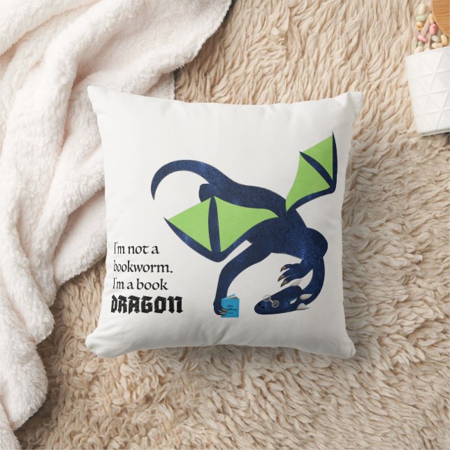 I'm a book dragon cushion (Blanket)