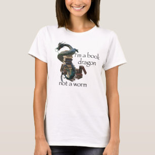 I'm a Book Dragon not a Worm Eastern T-Shirt