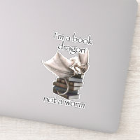 I'm a Book Dragon Not a Worm Wyvern Wyrm