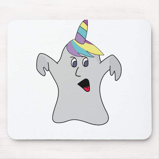 I'm a Boonicorn Cute Ghost Unicorn Mouse Pad (Front)