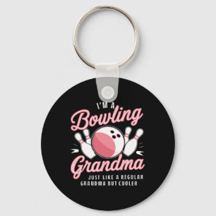 I'm A Bowling Grandma Funny Bowling Bowler Key Ring