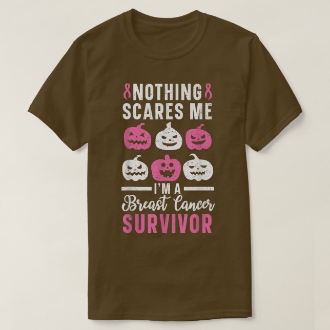 I'm A Breast Cancer Survivor Breast Cancer Awarene T-Shirt (Design Front)