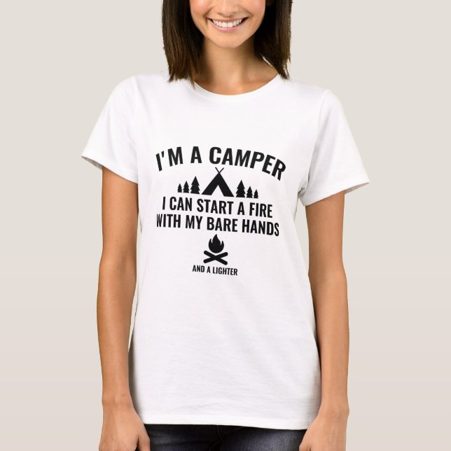 I'm A Camper T-Shirt (Front)