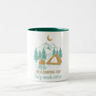 I'm a Camping Dad Funny Father's Day Camping Two-Tone Coffee Mug