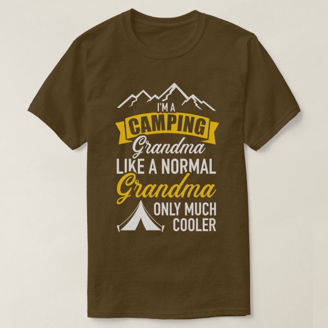 Im a camping grandma T-Shirt (Design Front)