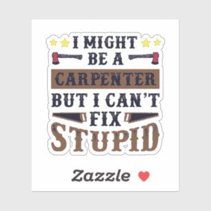 I'm A Carpenter But I can't Fix Stupid