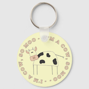 I'm a Cow T-shirts and Gifts Key Ring