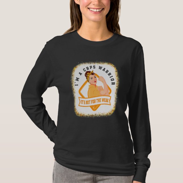 I'm A CRPS Warrior Fighter RSD CRPS Awareness Blea T-Shirt (Front)