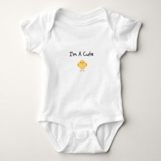 I'm A Cute Chick Baby Bodysuit