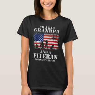 I'm A Dad Grandpa And Veteran Father's  4th July T-Shirt