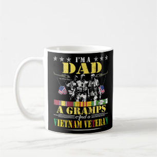 Im A Dad Grandpa Vietnam Veteran Vintage Military Coffee Mug