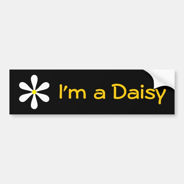 I'm a Daisy Bumper Sticker (Front)