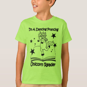 I'm A Dancing Prancing Unicorn Reader T-Shirt - BL