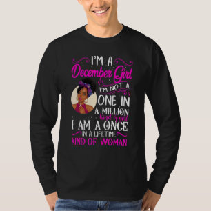 I'm A December Girl Black Women Sagittarius Capric T-Shirt
