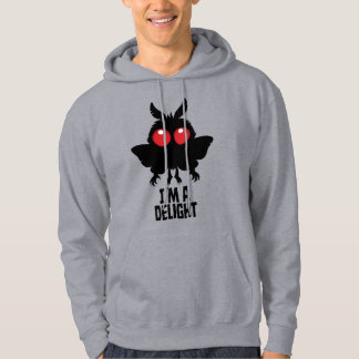 I'm A Delight Mothman Creepy Cute Cryptid Hoodie