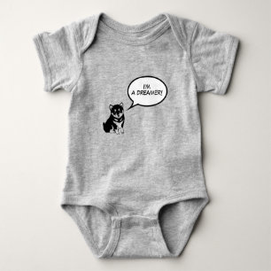 I'm a Dreamer Baby bodysuit Dog Year