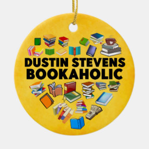 I'm a Dustin Stevens Bookaholic Ceramic Tree Decoration