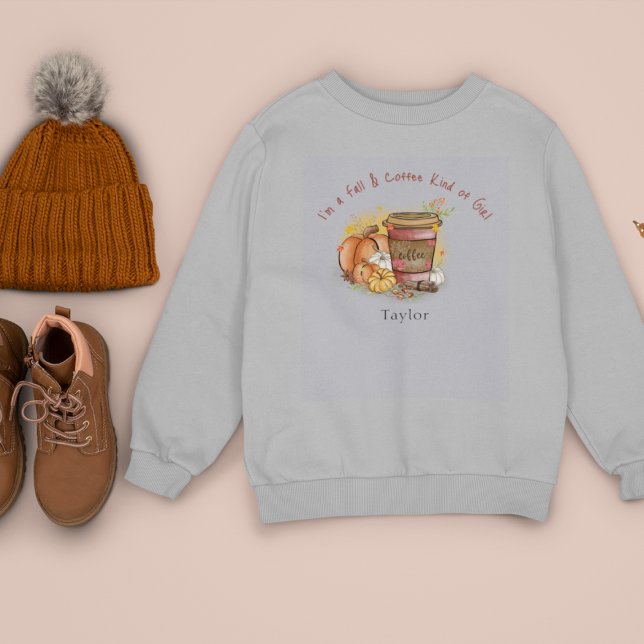 'I'm a Fall & Coffee Kind of Girl' Personalised T-Shirt (Creator Uploaded)