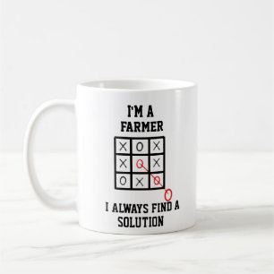 Im A Farmer I Always Find A Solution Mug